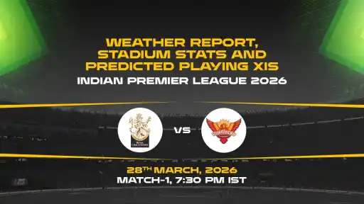 IPL 2026, Match 1: RCB vs SRH,
