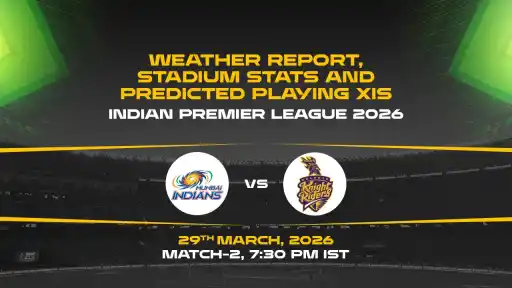 IPL 2026, Match 2: MI vs KKR