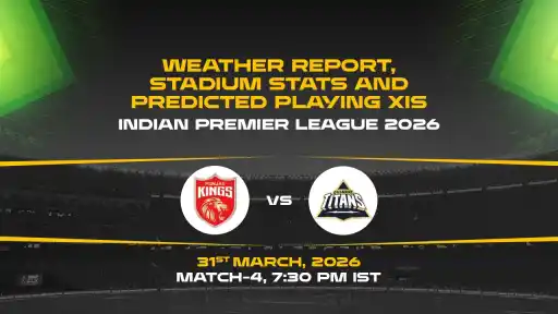 IPL 2026, Match 4: PBKS vs GT