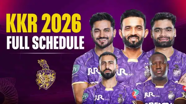 Kolkata Knight Riders IPL 2026 Schedule