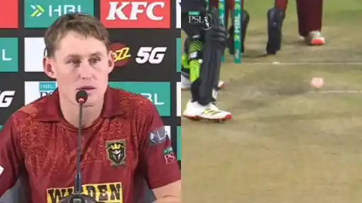 Marnus Labuschagne raised concerns in PSL 2026 after noticing the white ball turning pink-red as early as the second over.