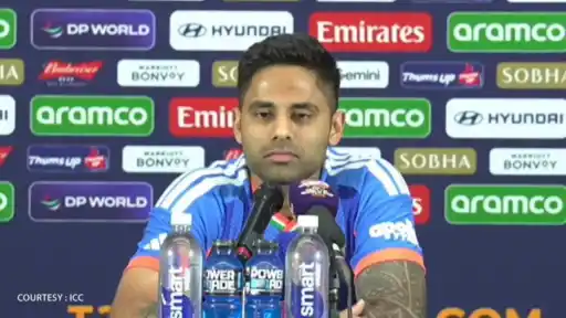 Suryakumar Yadav's savage reply to Mitchell Santner