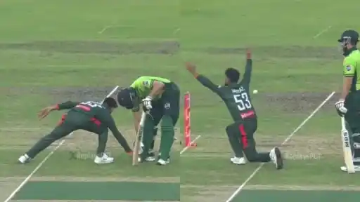 Rare dismissal of Salman Ali Agha