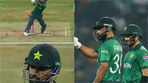 Fakhar Zaman dismissed for 84 runs. 