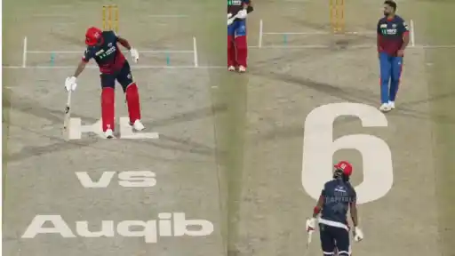 KL Rahul’s battle against Auqib Nabi