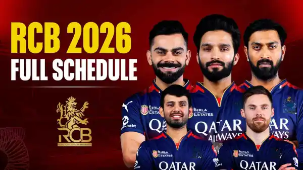 Royal Challengers Bengaluru IPL 2026 Schedule