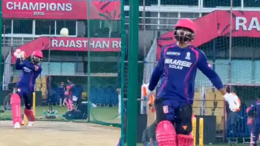 Ravindra Jadeja’s powerful shot