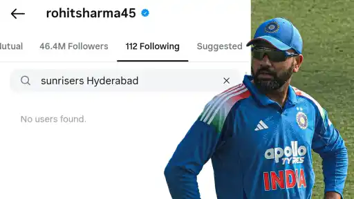 Rohit Sharma unfollows SRH