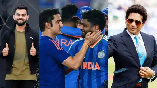 Sachin Virat on India's Win