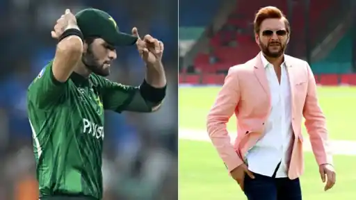 Shaheen Afridi and Shahid Afridi
