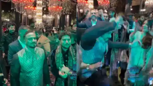 T. Dilip’s Viral Dance at Kuldeep Yadav’s Sangeet Ceremony