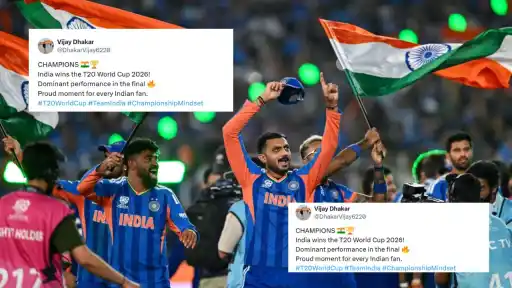 Fans erupt as India beat New Zealand to win T20 World Cup 2026