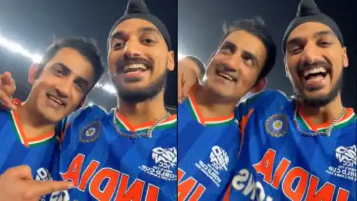 Arshdeep Singh creates hilarious reel with Gautam Gambhir after India’s third T20 World Cup triumph