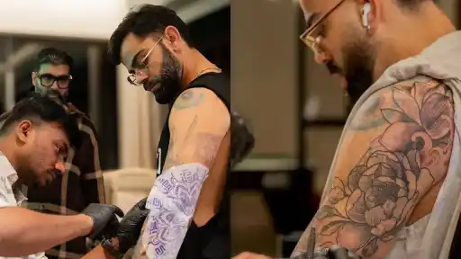 Virat Kohli new tattoo