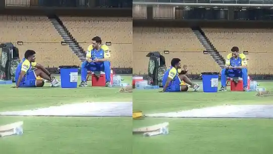 MS Dhoni and Sanju Samson