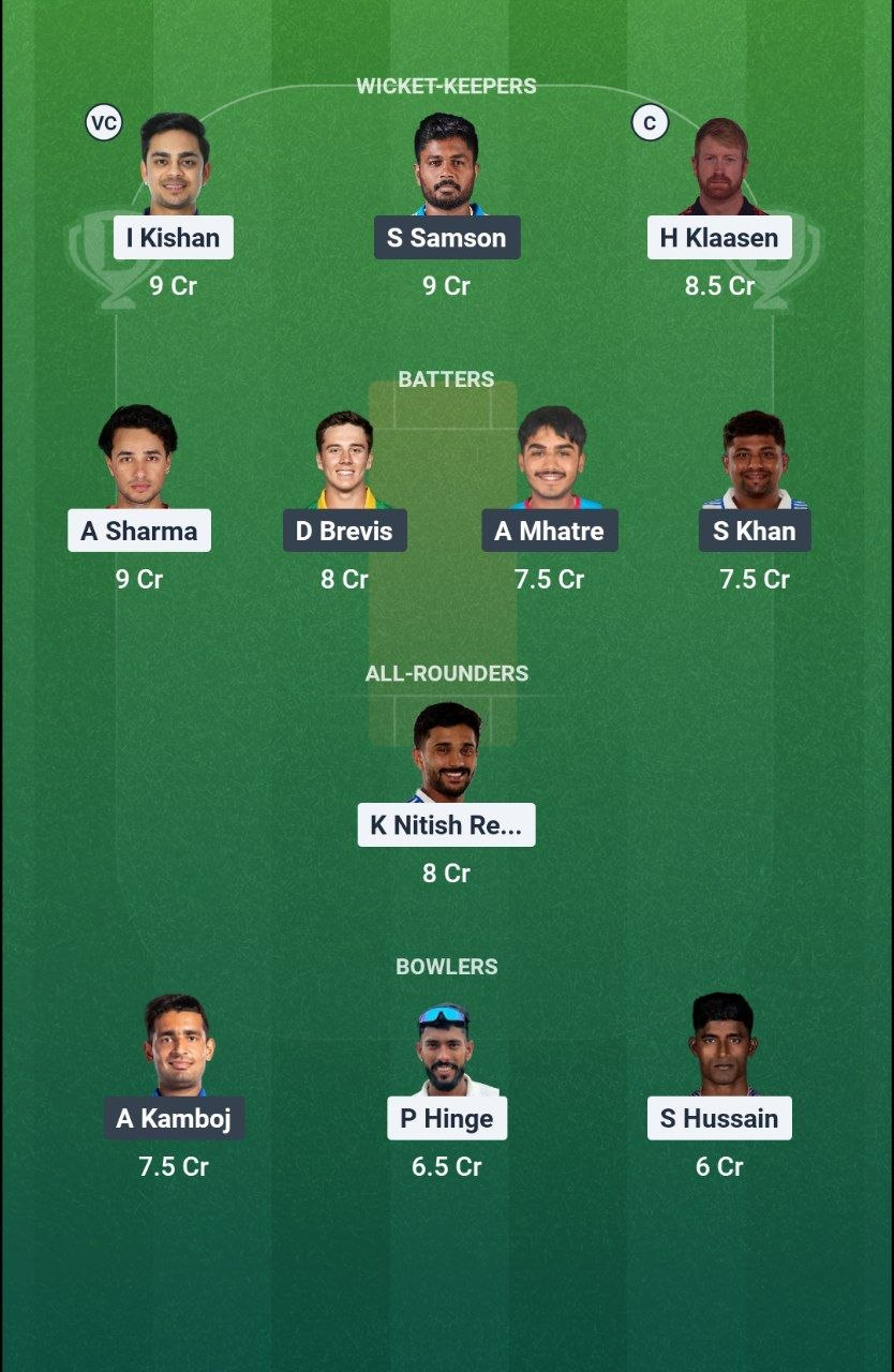 SRH vs CSK Dream11 Prediction