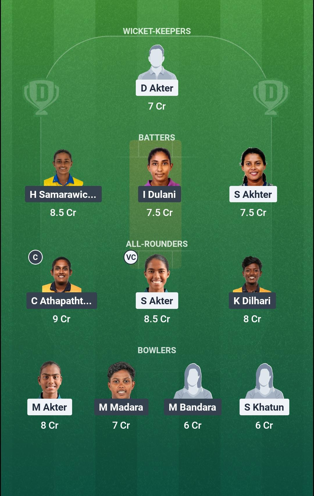 BAN-W vs SL-W Dream11 Prediction