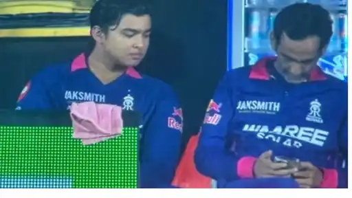 RR manager fined ₹1 lakh for using a mobile phone in the dugout during IPL 2026