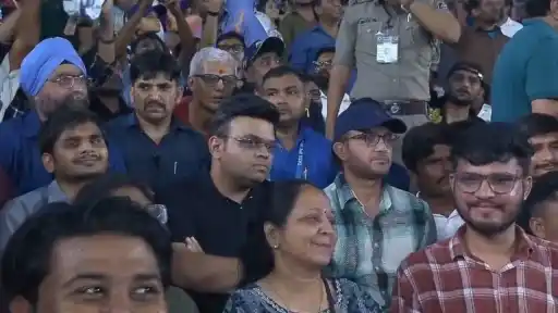 Sourav Ganguly and Jay Shah watched KKR vs GT from the stands