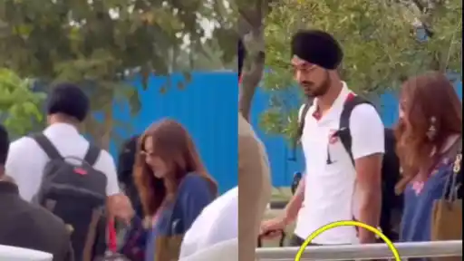 Arshdeep Singh was spotted with Samreen Kaur