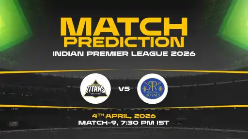 GT vs RR today match prediction IPL 2026
