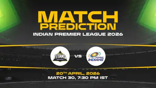 GT vs MI today match prediction IPL 2026