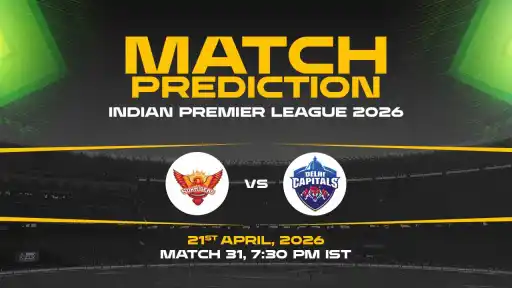 SRH vs DC today match prediction IPL 2026