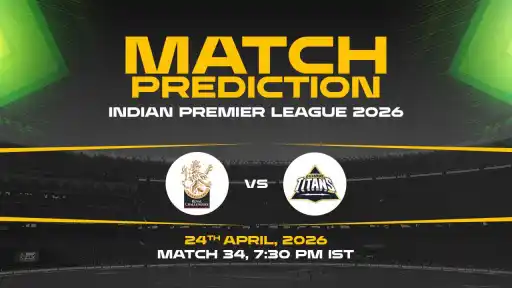 RCB vs GT today match prediction IPL 2026