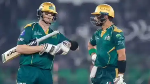 Hasan Ali’s fiery celebration after Steve Smith’s duck in PSL 2026 clash