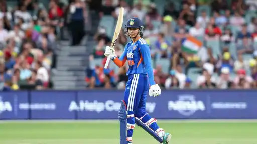 Smriti Mandhana goes past Rohit Sharma to become India's leading run-scorer in T20I history