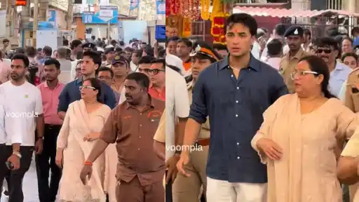 Ahead of MI vs SRH IPL 2026 match, Abhishek Sharma seeks blessings at Siddhivinayak Temple.