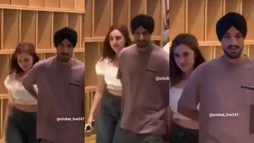 Arshdeep Singh seen walking hand-in-hand with rumoured partner Samreen Kaur
