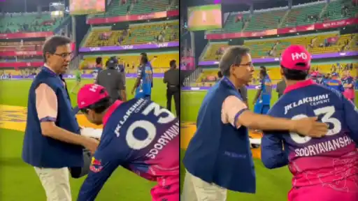 Harsha Bhogle and Vaibhav Sooryavanshi