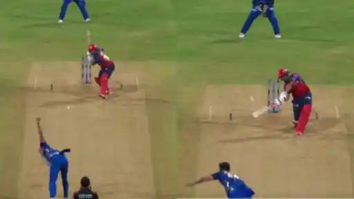 Prabhsimran Singh slams a beautiful six