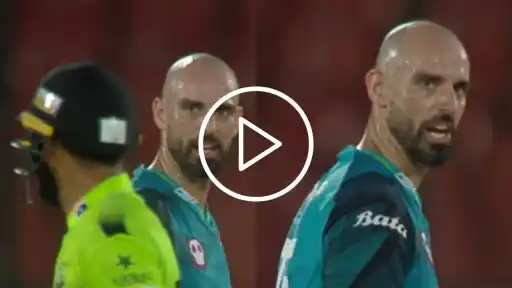 Daryl Mitchell sledges Fakhar Zaman in LAH vs RAP clash of PSL 2026