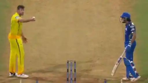 Watch: Heated clash! Tilak Varma and Jamie Overton explode in fiery MI vs CSK IPL 2026 moment