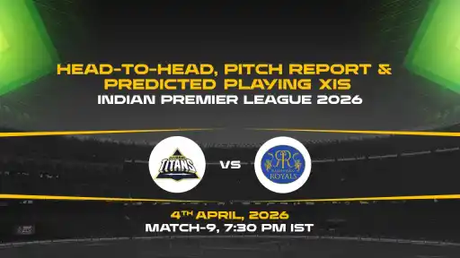 IPL 2026, Match 9: GT vs RR