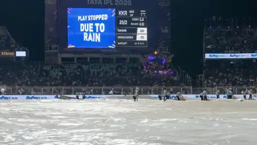KKR vs PBKS rain stopped play 