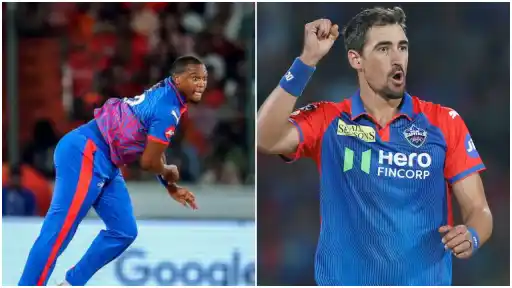 Lungi Ngidi and Mitchell Starc Delhi Capitals