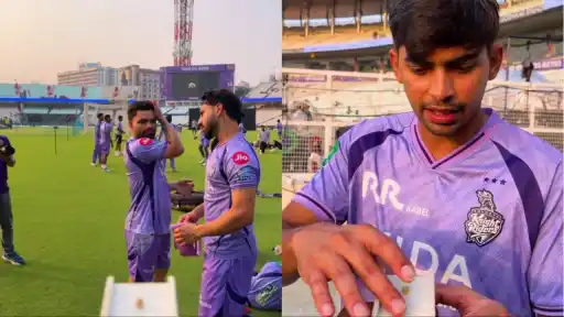 Fun prank with KKR players