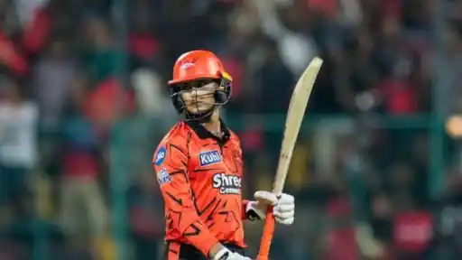 Abhishek Sharma's two-ball duck