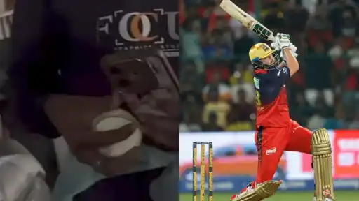 Tim David's six-hitting ball vs CSK found on road