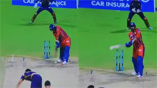 Mukul Choudhary’s Dhoni-like six