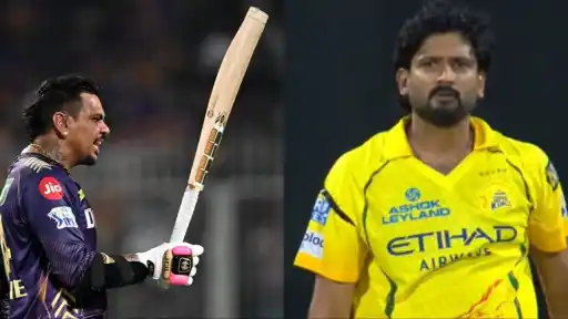 Khaleel Ahmed dismisses Sunil Narine for 24