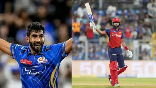 Shreyas Iyer smashes Jasprit Bumrah for stunning six
