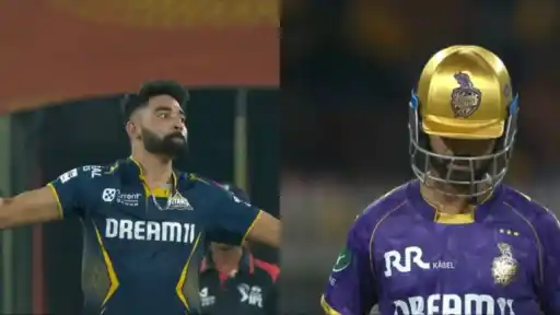 Mohammed Siraj dismisses Ajinkya Rahane for golden duck