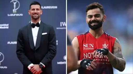 Novak Djokovic on Virat Kohli 