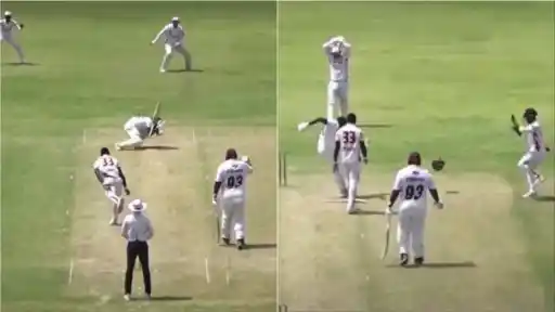 West Indies star kicks helmet in frustration