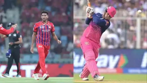 Mohsin Khan bowls wicket-maiden against Vaibhav Sooryavanshi
