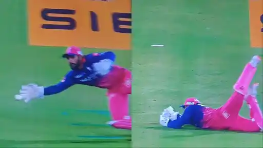 Dhruv Jurel’s one-handed superb catch